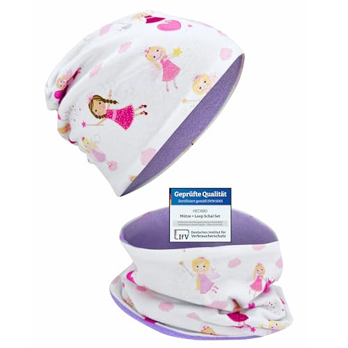 HECKBO Beanie und Schal Set Fee