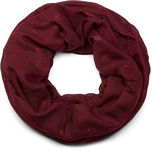 styleBREAKER Loop Schal Bordeaux-Rot